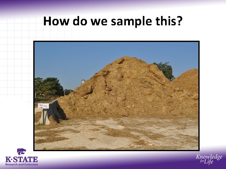 How do we sample this? 