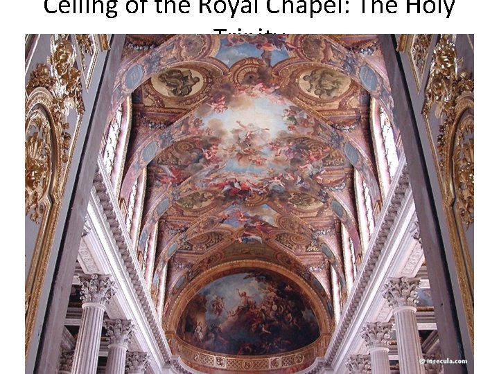 Ceiling of the Royal Chapel: The Holy Trinity 