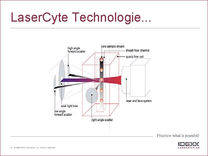 Laser. Cyte Technologie. . . 12 © 2004 IDEXX Laboratories, Inc. , IDEXX Confidential