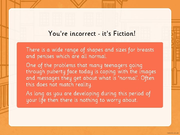 You’re incorrect it’s Fiction! There is a wide range of shapes and sizes for