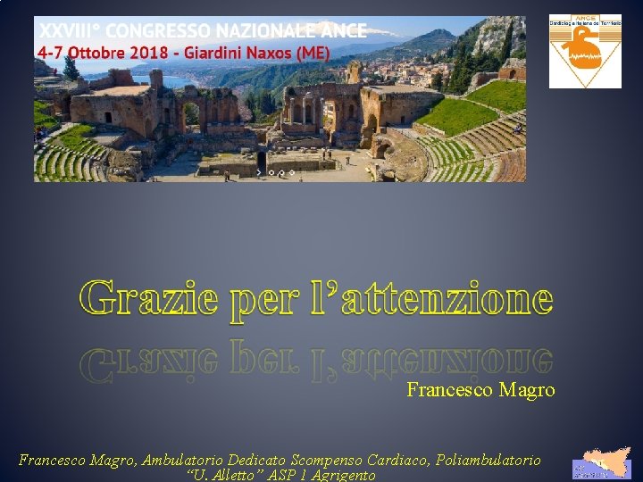 Francesco Magro, Ambulatorio Dedicato Scompenso Cardiaco, Poliambulatorio “U. Alletto” ASP 1 Agrigento 