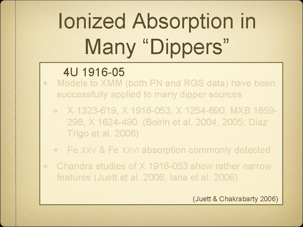 Ionized Absorption in Many “Dippers” 4 U 1916 -05 Models to XMM (both PN