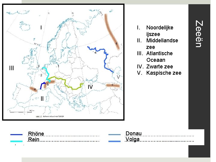 d III. 4 3 III 1 2 V b a IV II. IV. V.