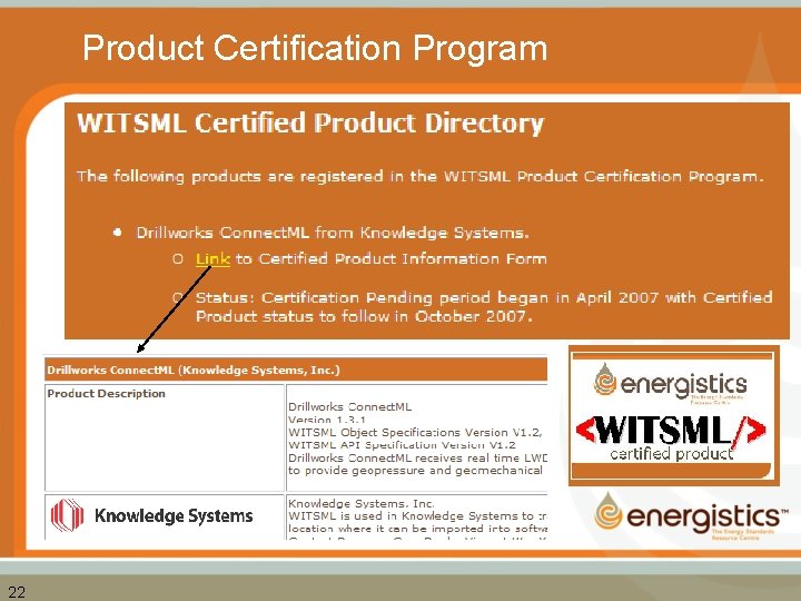 Product Certification Program 22 