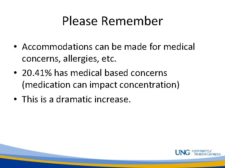 Please Remember • Accommodations can be made for medical concerns, allergies, etc. • 20.