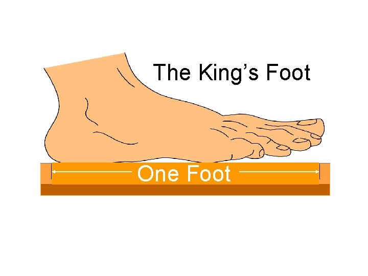 The King’s Foot One Foot 