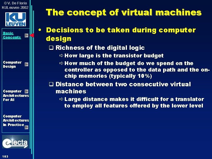 © V. De Florio KULeuven 2002 Basic Concepts The concept of virtual machines • © V. De Florio KULeuven 2002 Basic Concepts The concept of virtual machines •