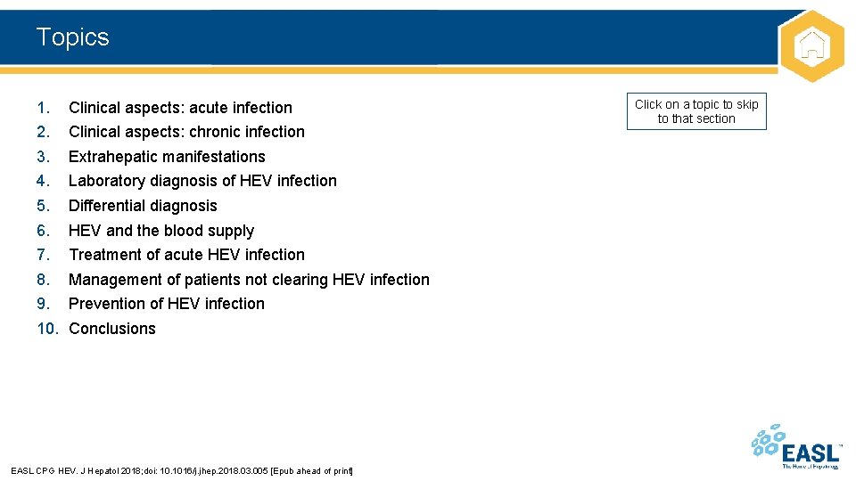 Topics 1. 2. 3. 4. 5. 6. 7. 8. 9. 10. Clinical aspects: acute