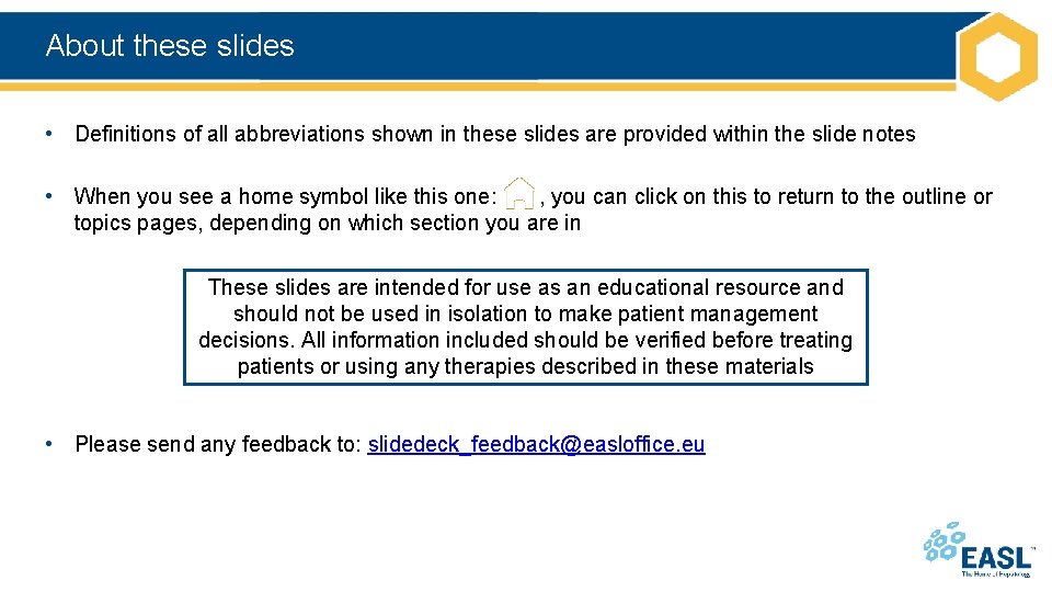 About these slides • Definitions of all abbreviations shown in these slides are provided