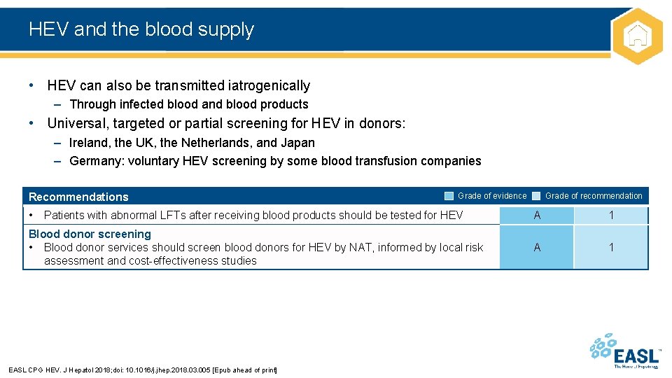 HEV and the blood supply • HEV can also be transmitted iatrogenically – Through