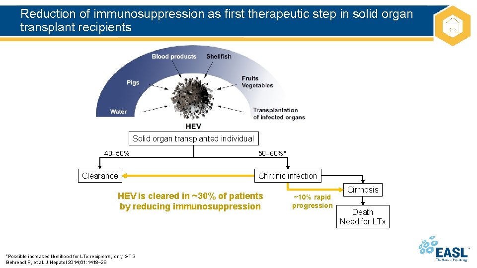 Reduction of immunosuppression as first therapeutic step in solid organ transplant recipients Solid organ