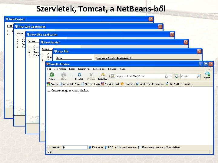 Szervletek, Tomcat, a Net. Beans-ből 