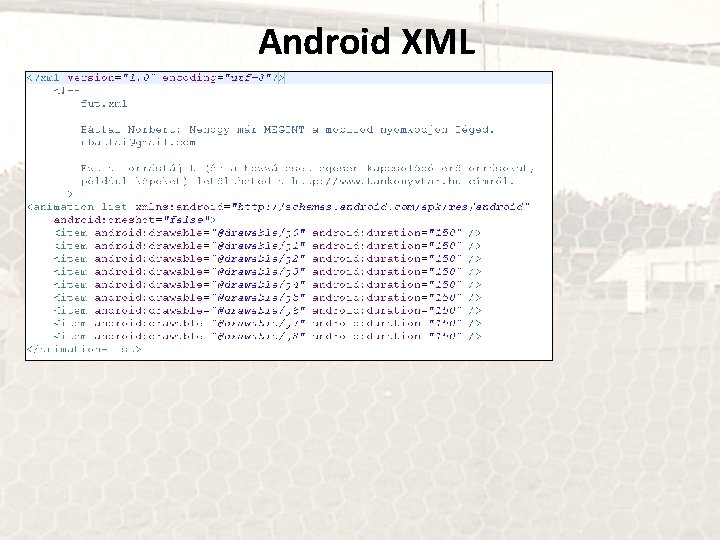 Android XML 