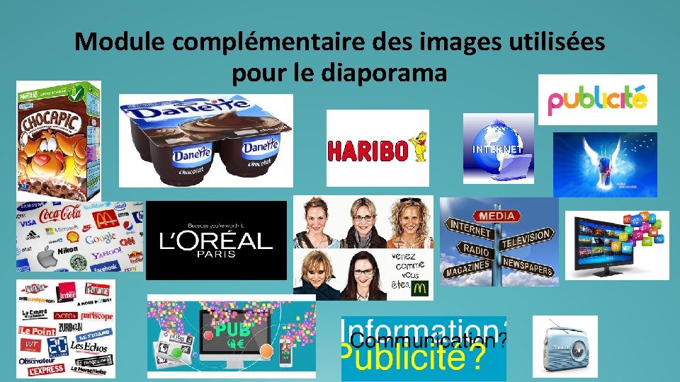 Module complémentaire des images utilisées pour le diaporama 