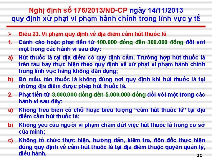 Nghị định số 176/2013/NĐ-CP ngày 14/11/2013 quy định xử phạt vi phạm hành chính