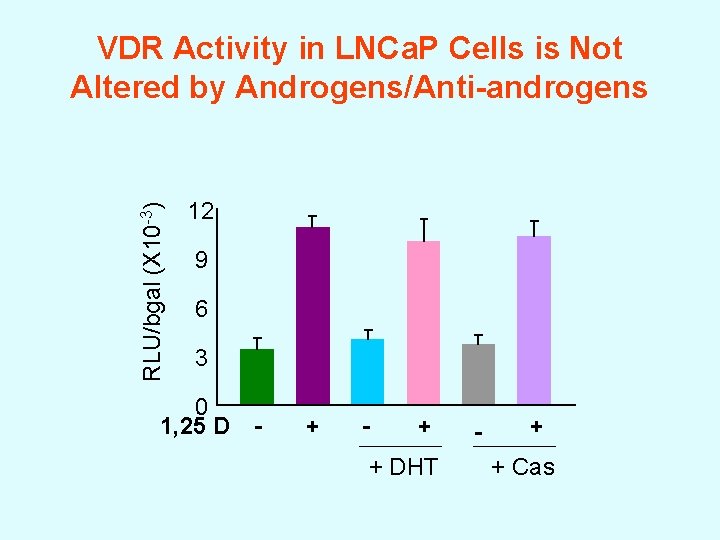 RLU/bgal (X 10 -3) VDR Activity in LNCa. P Cells is Not Altered by