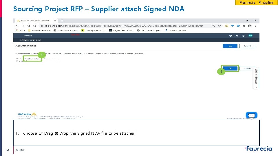 Faurecia - Supplier Sourcing Project RFP – Supplier attach Signed NDA 1 2 1.