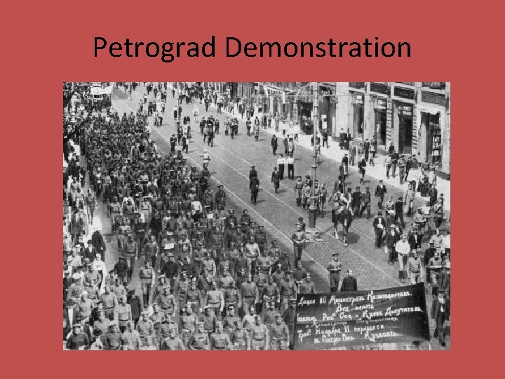 Petrograd Demonstration 