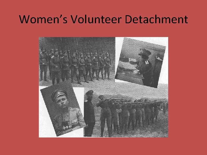 Women’s Volunteer Detachment 