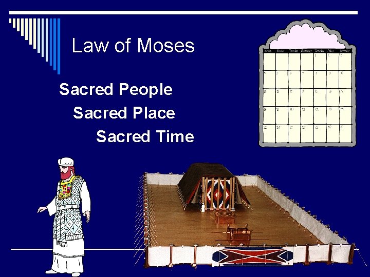 Law of Moses Sacred People Sacred Place Sacred Time 