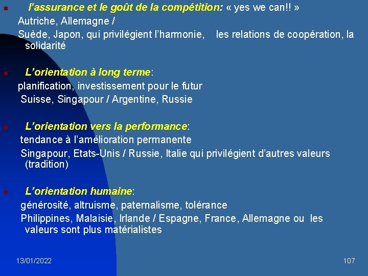 n n l’assurance et le goût de la compétition: « yes we can!! »