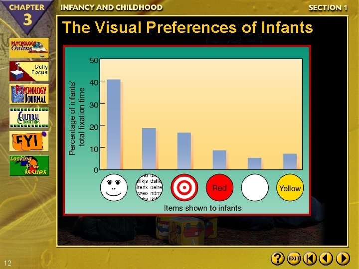The Visual Preferences of Infants 12 