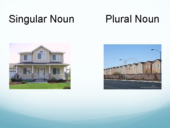 Singular Noun Plural Noun 