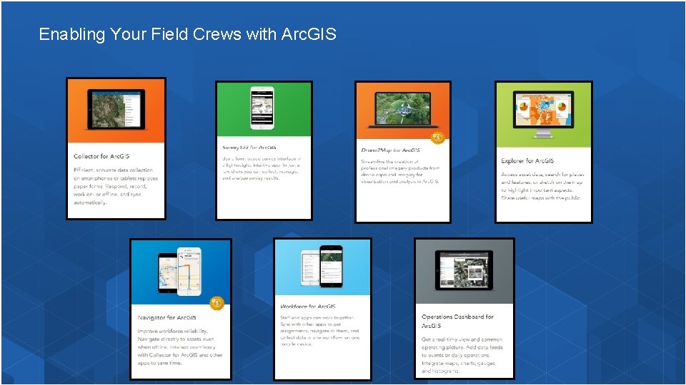 Enabling Your Field Crews with Arc. GIS 