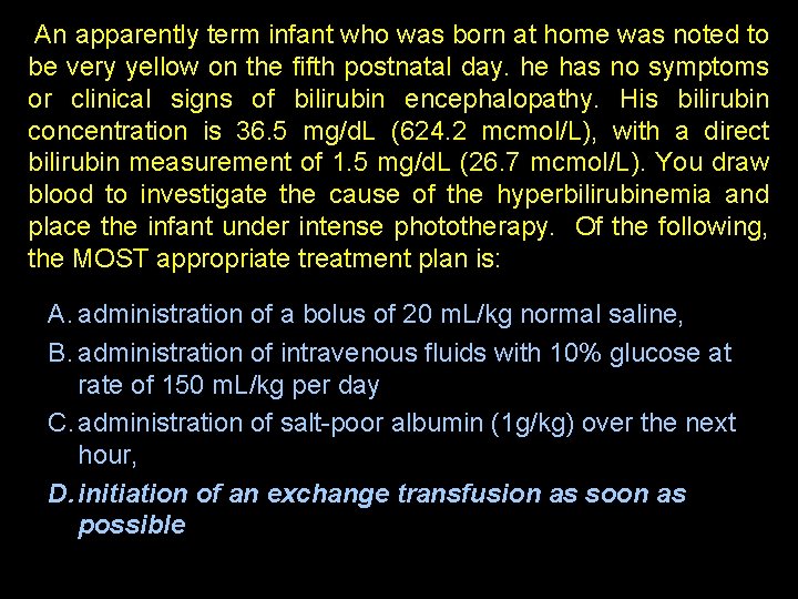 An apparently term infant who was born at home was noted to be very