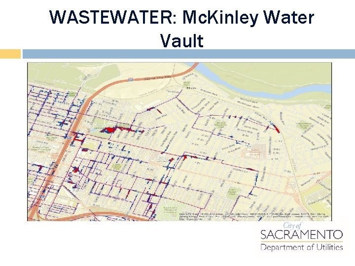 WASTEWATER: Mc. Kinley Water Vault Insert map 