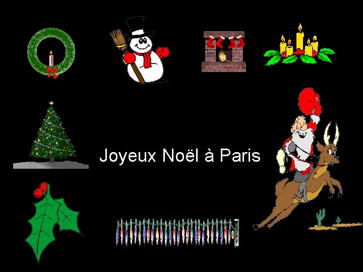 Joyeux Noël à Paris 