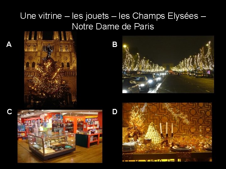 Une vitrine – les jouets – les Champs Elysées – Notre Dame de Paris