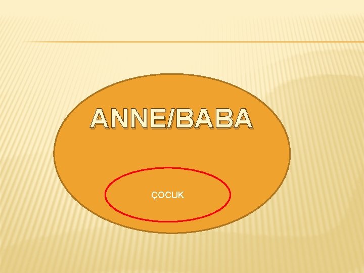 ANNE/BABA ÇOCUK 