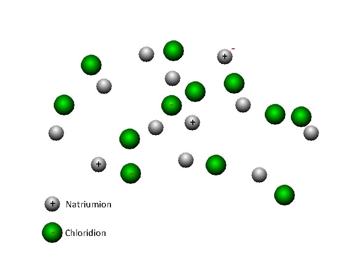 + + Natriumion - Chloridion - - 