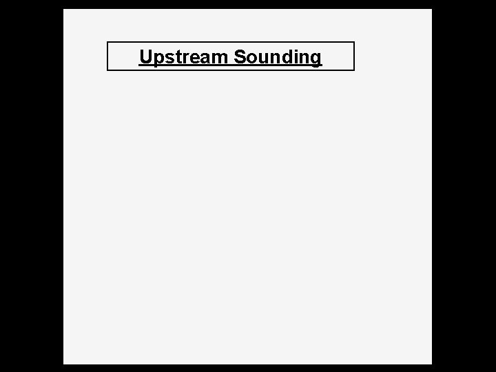 Upstream Sounding 