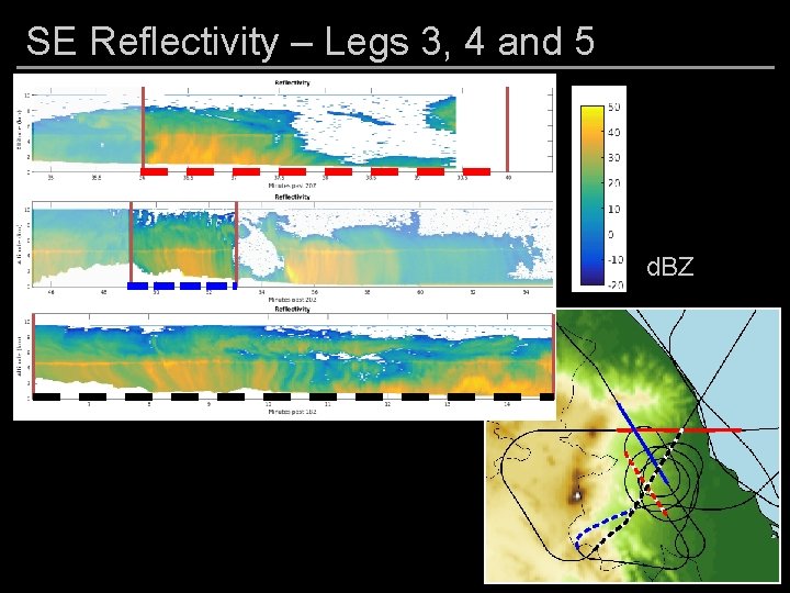 SE Reflectivity – Legs 3, 4 and 5 d. BZ 