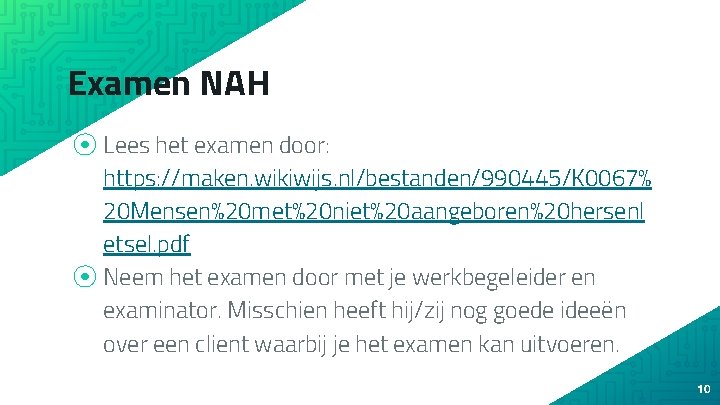 Examen NAH ⦿ Lees het examen door: https: //maken. wikiwijs. nl/bestanden/990445/K 0067% 20 Mensen%20