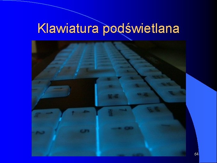 Klawiatura podświetlana 64 