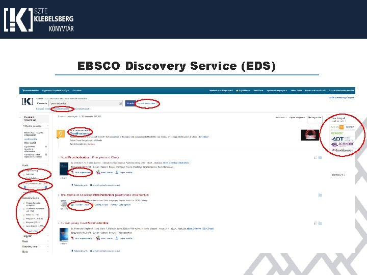 EBSCO Discovery Service (EDS) EBSCO Discovery Service (EDS)
