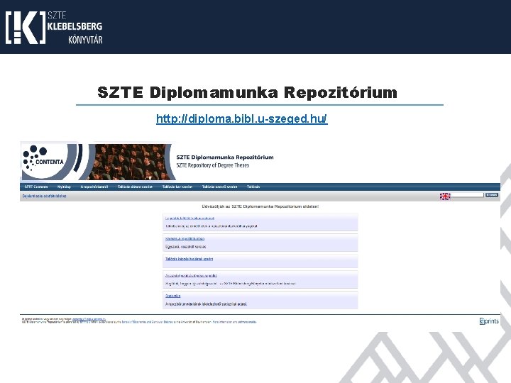 SZTE Diplomamunka Repozitórium http: //diploma. bibl. u-szeged. hu/ 