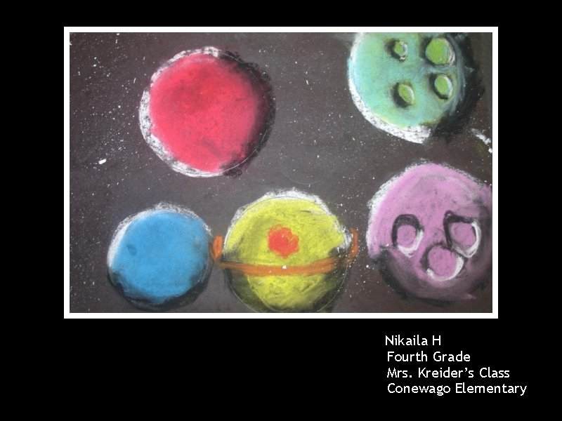 Nikaila H Fourth Grade Mrs. Kreider’s Class Conewago Elementary 