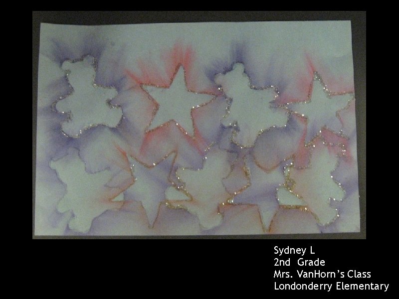 Sydney L 2 nd Grade Mrs. Van. Horn’s Class Londonderry Elementary 