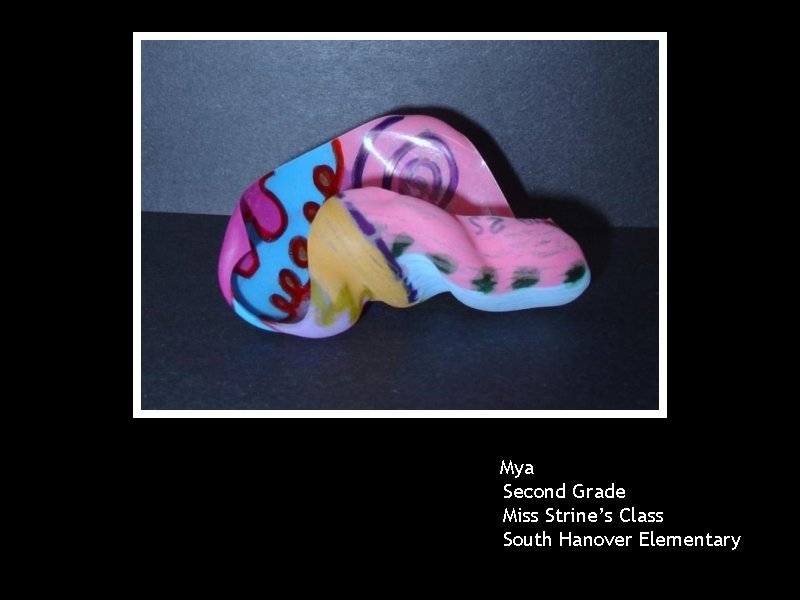 Mya Second Grade Miss Strine’s Class South Hanover Elementary 