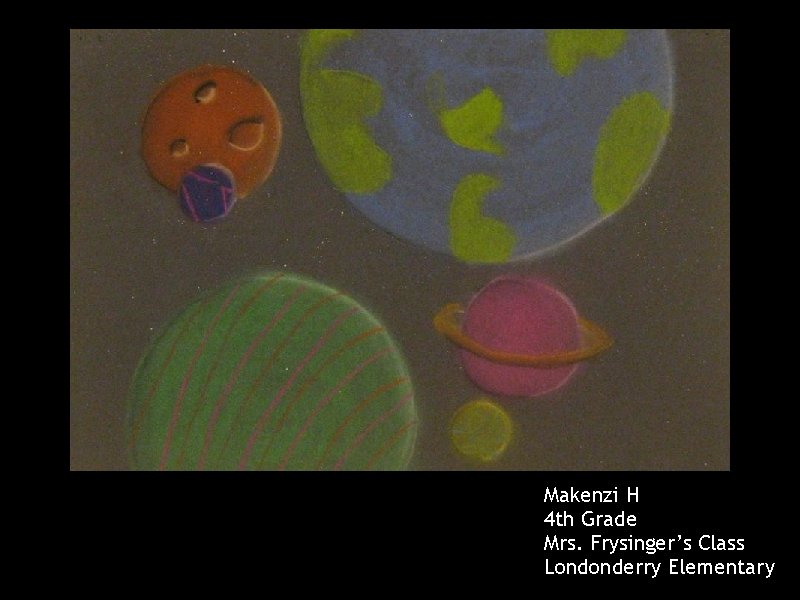 Makenzi H 4 th Grade Mrs. Frysinger’s Class Londonderry Elementary 