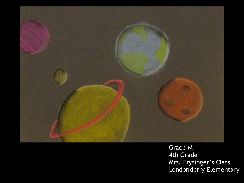 Grace M 4 th Grade Mrs. Frysinger’s Class Londonderry Elementary 