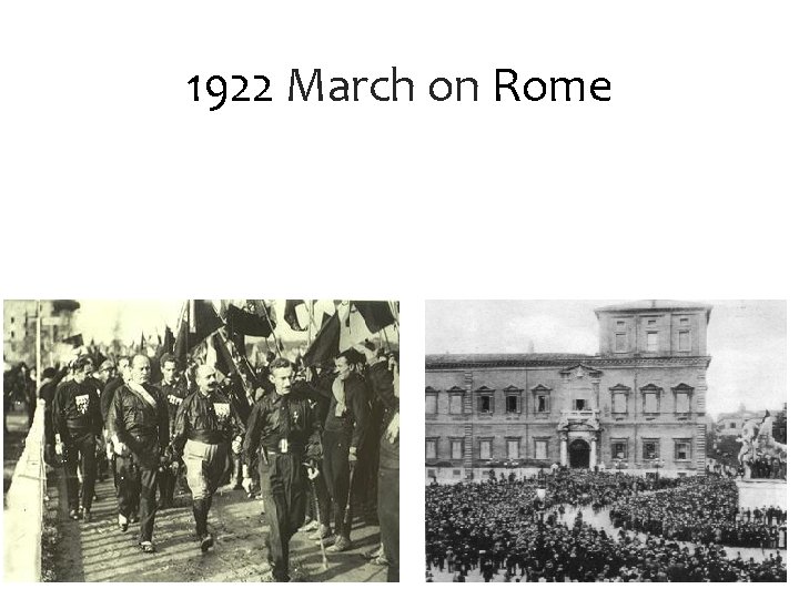 1922 March on Rome 