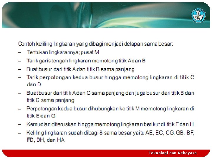 Teknologi dan Rekayasa 