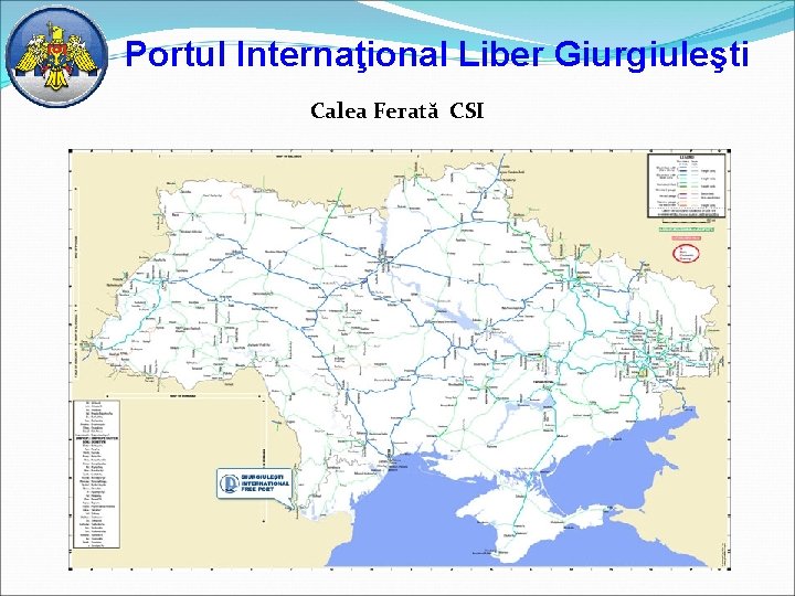 Portul Internaţional Liber Giurgiuleşti Calea Ferată CSI 