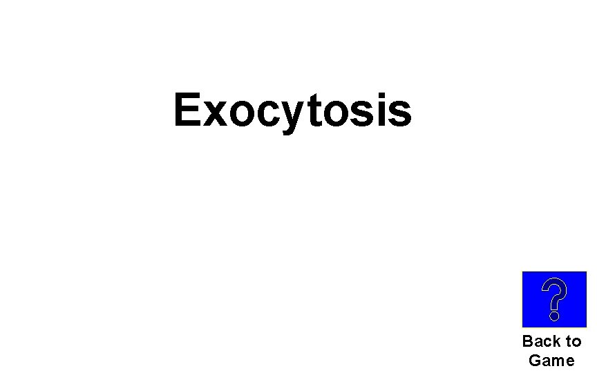 Exocytosis Back to Game 