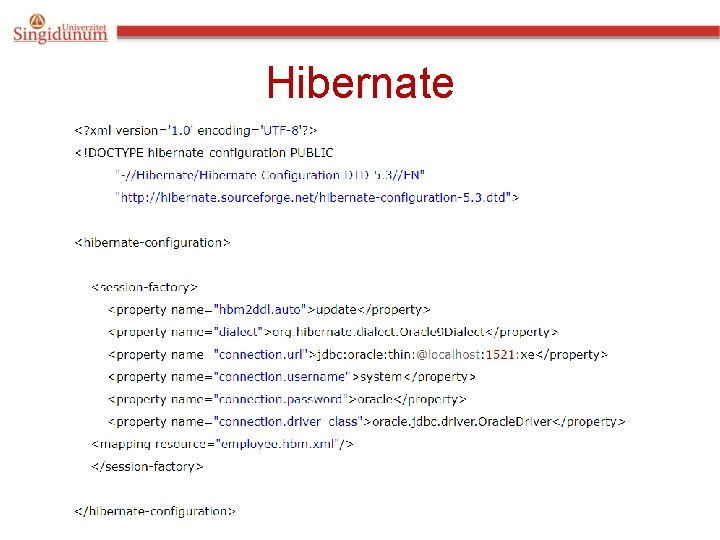 Hibernate Hibernate